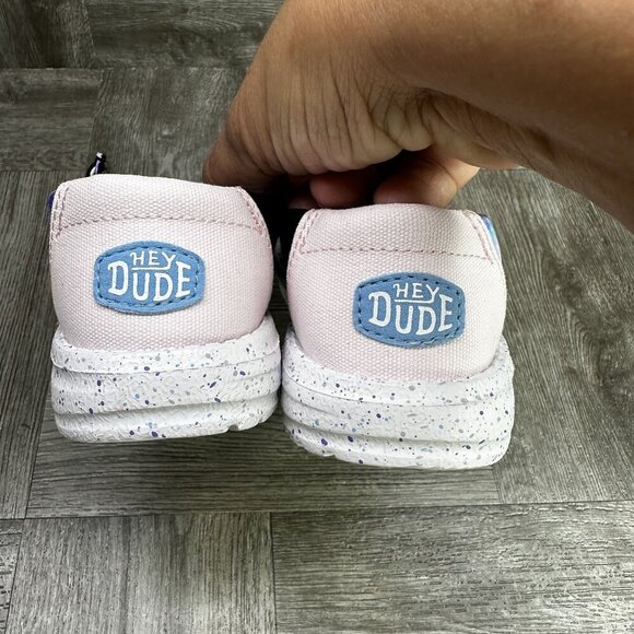 Hey Dude Kids size 11 Color Fun Slip On Multicolored Lightweight Shoes - Picture 6 of 8